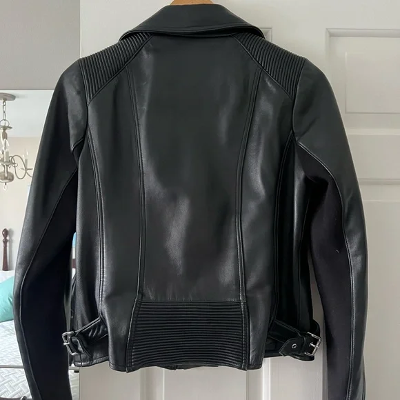 Michael Kors leather jacket sized M - NWOT - Picture 3 of 4